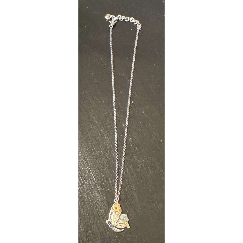 Brighton Winfield Butterfly Reversible Necklace - Picture 2 of 4